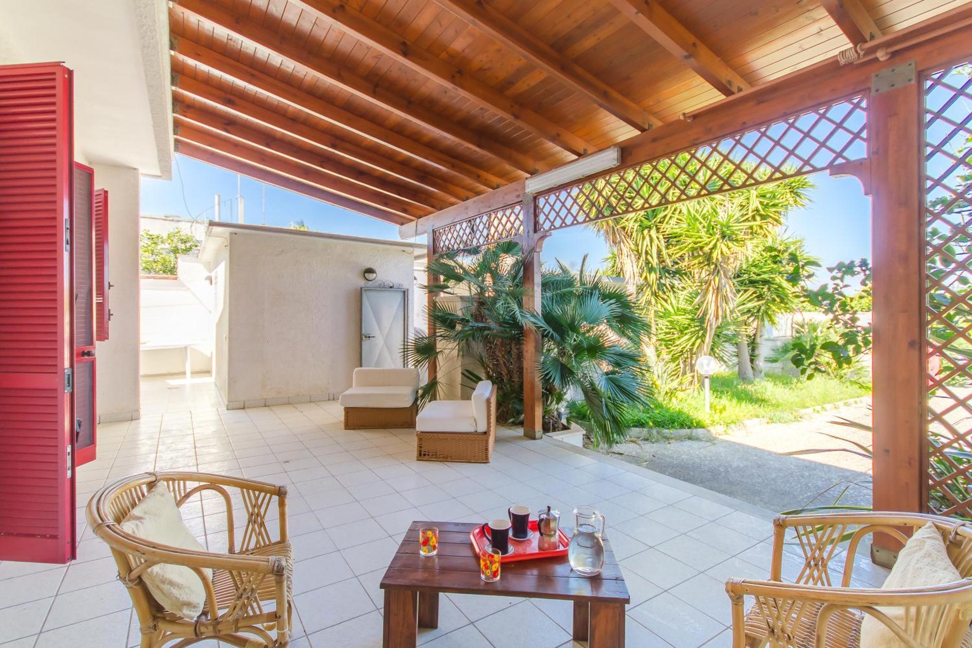 Villetta Rossa With Garden - Happy Rentals Melendugno Zewnętrze zdjęcie